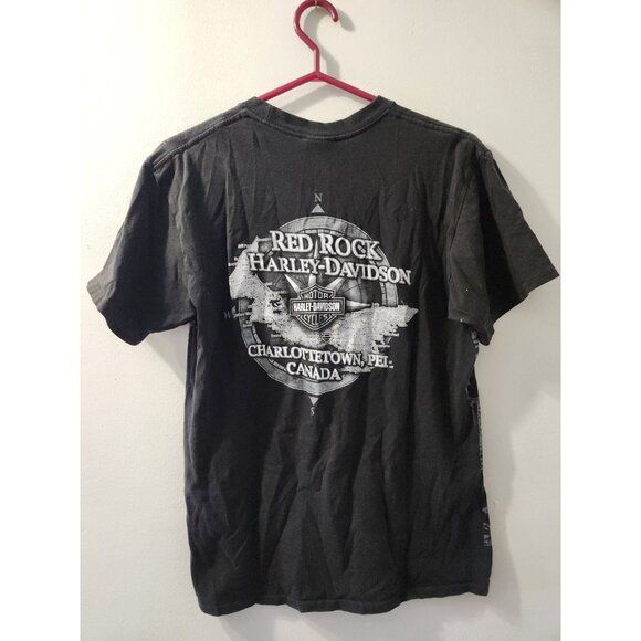 Harley-Davidson Red Rock T-Shirt Black Medium Pre-Owned - Picture 4 of 8
